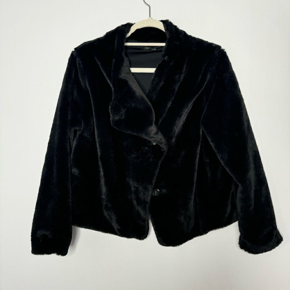 Banana Republic faux fur jacket size XS